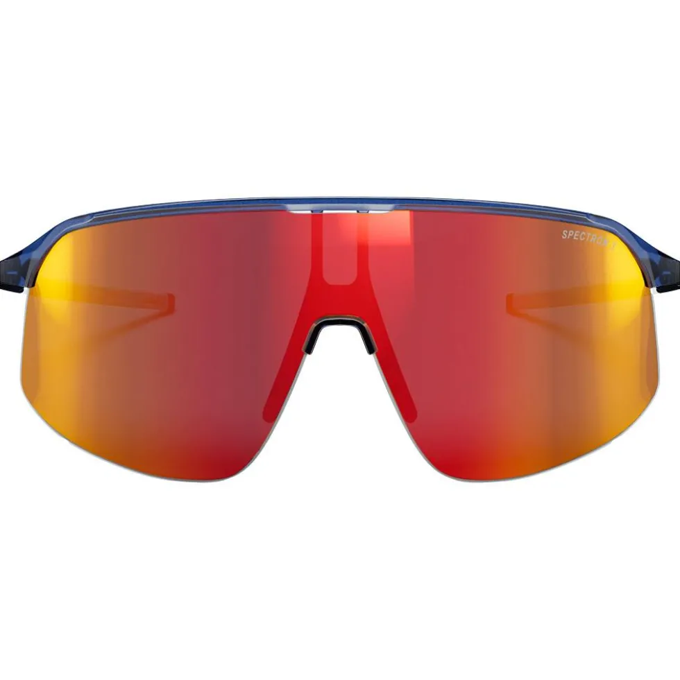 Occhiali da sole Julbo Density Translucide Brillant Bleu Foncé Blanc Rouge Spectron 3
