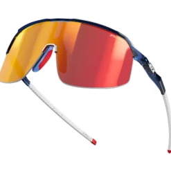 Occhiali da sole Julbo Density Translucide Brillant Bleu Foncé Blanc Rouge Spectron 3