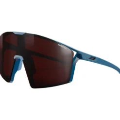 Occhiali da sole Julbo Edge Cover Mat Bleu Bleu Reactiv 0-4 High Contrast