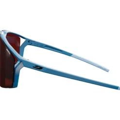 Occhiali da sole Julbo Edge Cover Mat Bleu Bleu Reactiv 0-4 High Contrast
