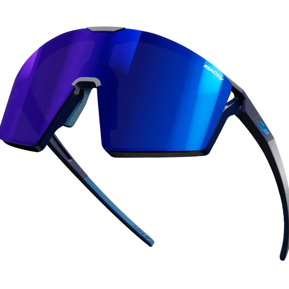Occhiali da sole Julbo Edge Mat Bleu Reactiv 1-3 High Contrast