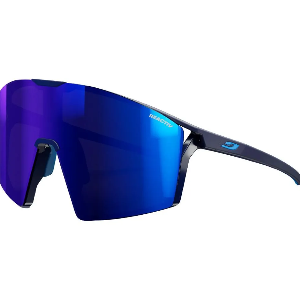 Occhiali da sole Julbo Edge Mat Bleu Reactiv 1-3 High Contrast