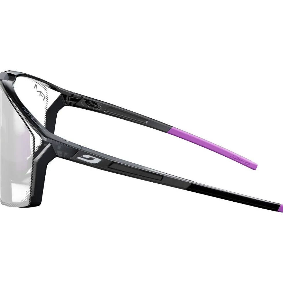 Occhiali da sole Julbo Edge Translucide Brillant Noir Violet Reactiv 1-3 High Contrast + Spectron 0