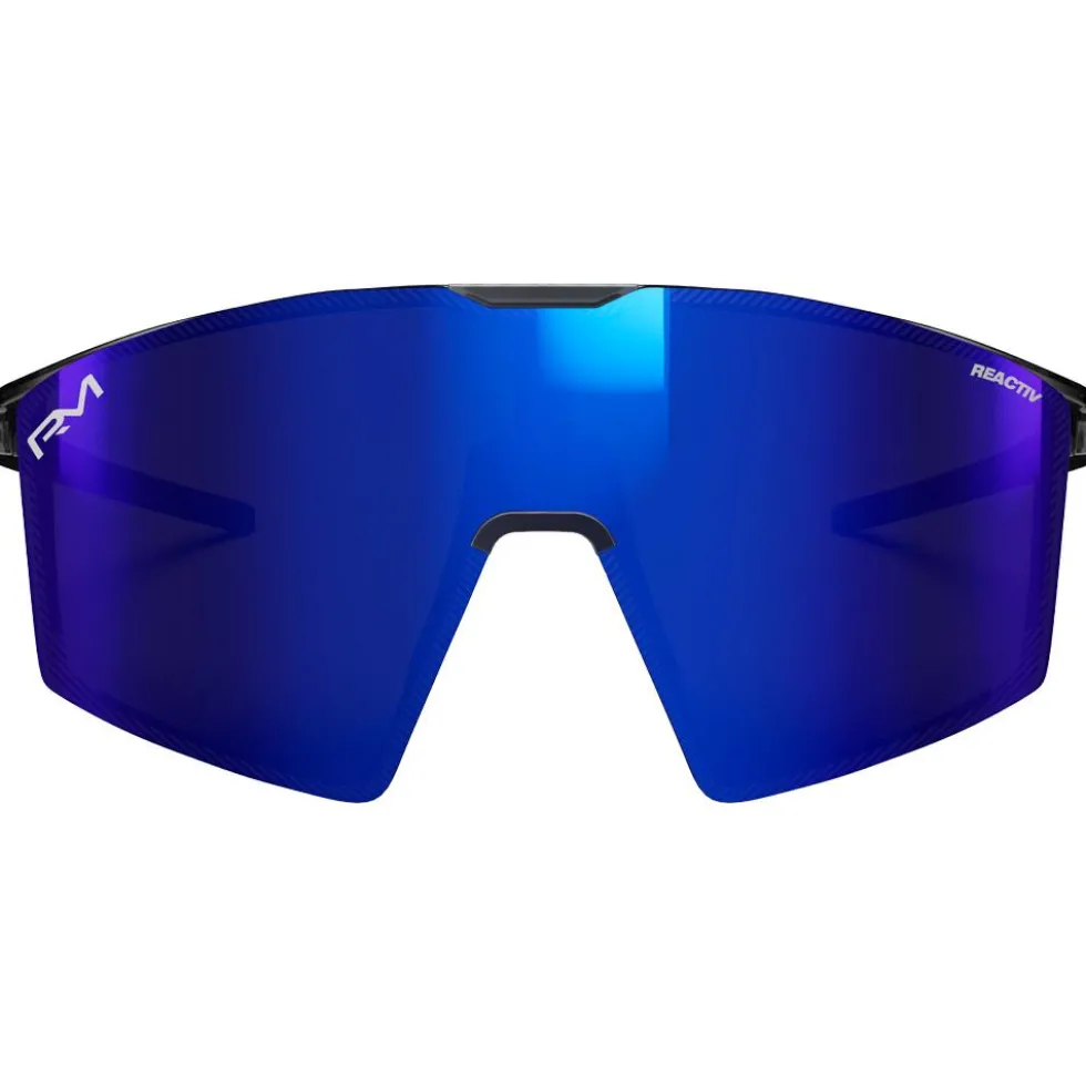 Occhiali da sole Julbo Edge Translucide Brillant Noir Violet Reactiv 1-3 High Contrast + Spectron 0