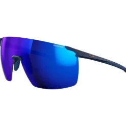 Occhiali da sole Julbo Faster L Mat Bleu Foncé Laiton Reactiv 1-3 High Contrast
