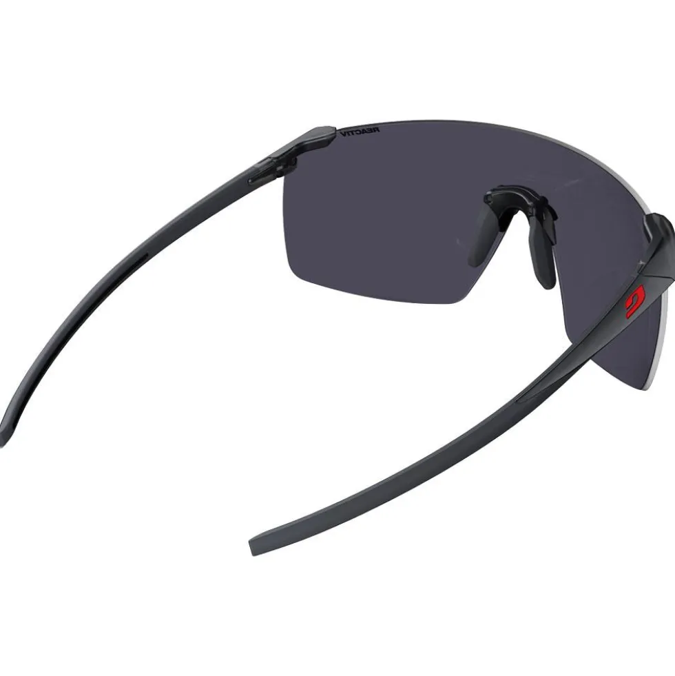 Occhiali da sole Julbo Faster L Translucide Mat Noir Reactiv 1-3 Light Amplifier