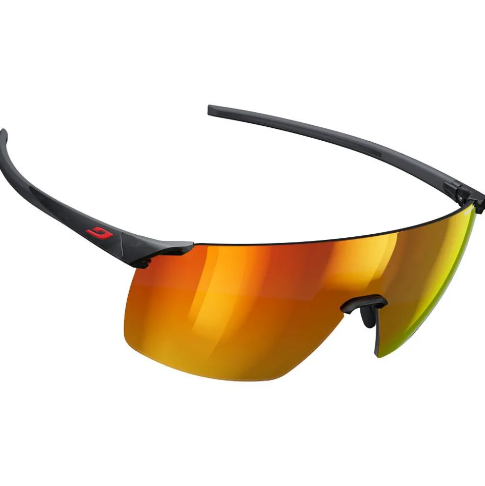 Occhiali da sole Julbo Faster L Translucide Mat Noir Reactiv 1-3 Light Amplifier