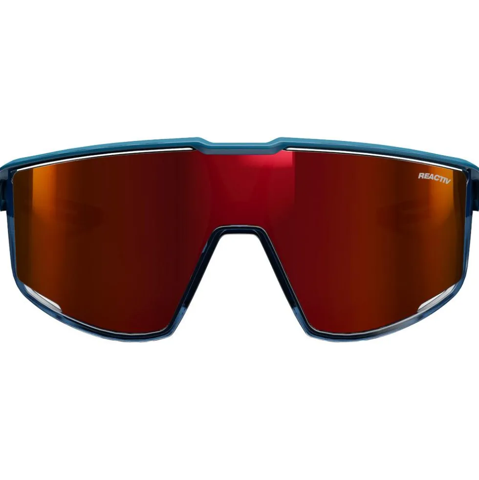 Occhiali da sole Julbo Fury Mat Bleu Tranlucide Reactiv 0-3 High Contrast