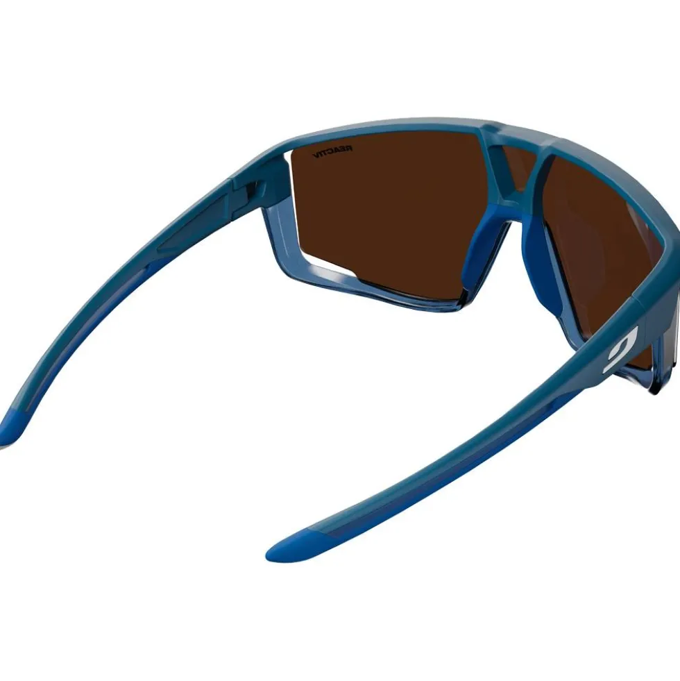 Occhiali da sole Julbo Fury Mat Bleu Tranlucide Reactiv 0-3 High Contrast