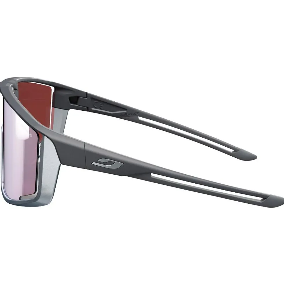 Occhiali da sole Julbo Fury Mat Gris Foncé Gris Chrome Spectron Hd 3