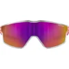 Occhiali da sole Julbo Fury Mini Translucide Brillant Cristal Rose Fluo Spectron 3