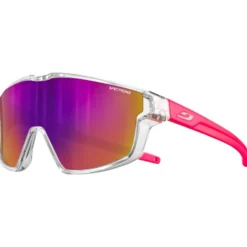 Occhiali da sole Julbo Fury Mini Translucide Brillant Cristal Rose Fluo Spectron 3