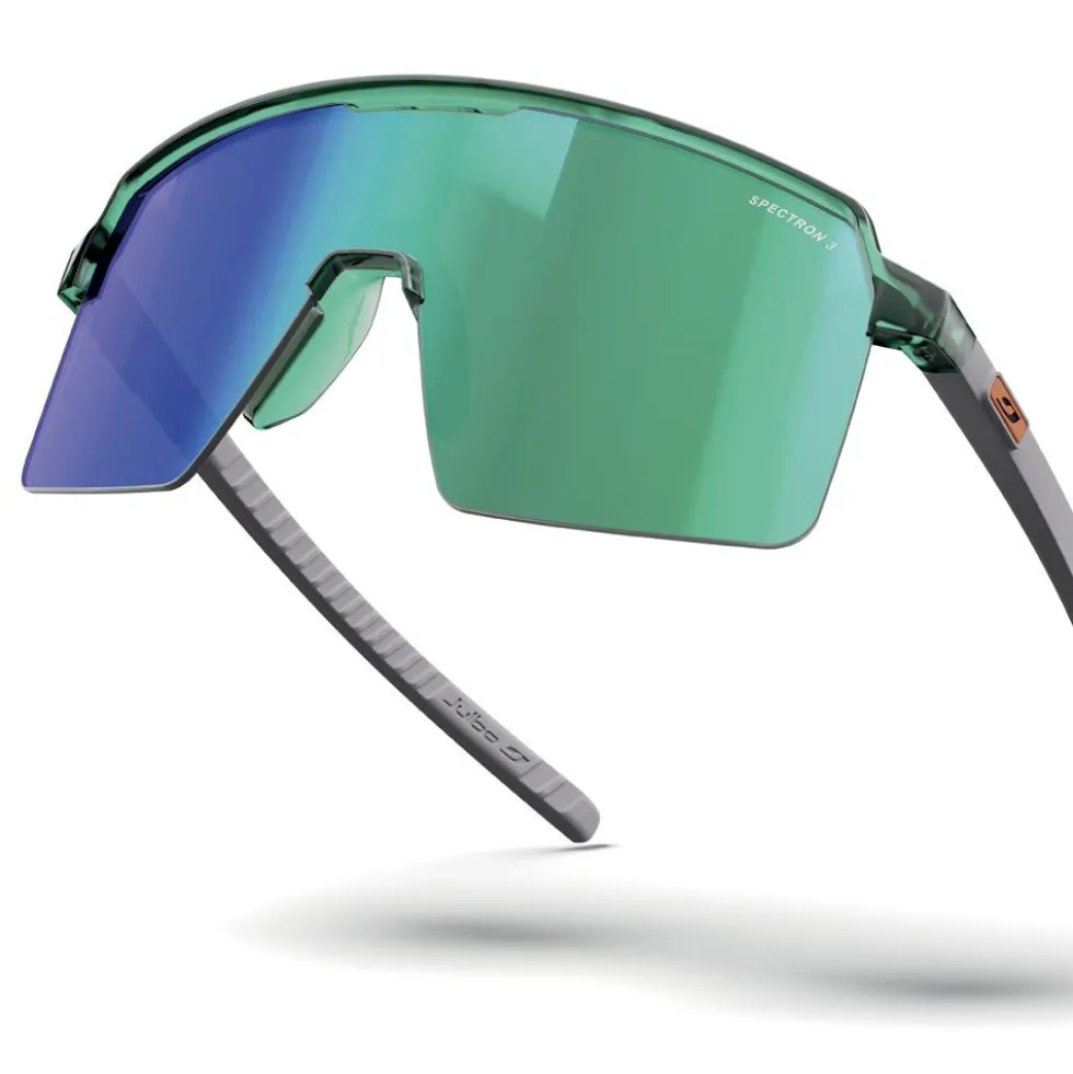Occhiali da sole Julbo Intensity Junior Translucide Brillant Vert Gris Clair Mat Spectron 3