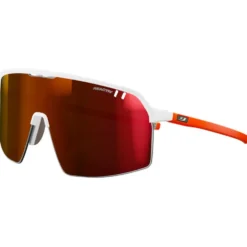 Occhiali da sole Julbo Intensity Mat Blanc Orange Fluo Reactiv 0-3 High Contrast