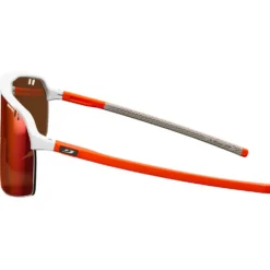 Occhiali da sole Julbo Intensity Mat Blanc Orange Fluo Reactiv 0-3 High Contrast