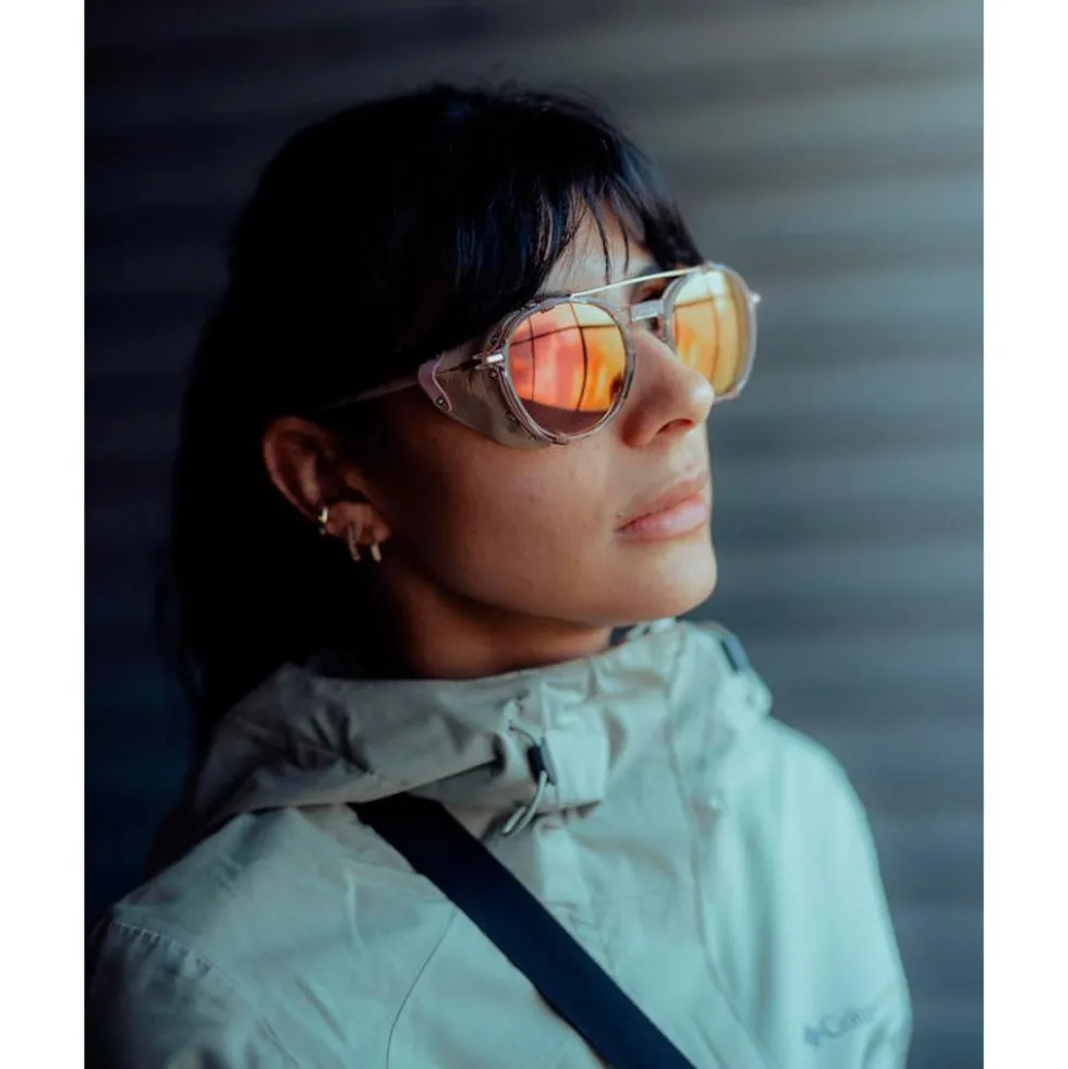 Occhiali da sole Julbo Legacy Translucide Brillant Rose Or Beige Reactiv 1-3 Glare Control