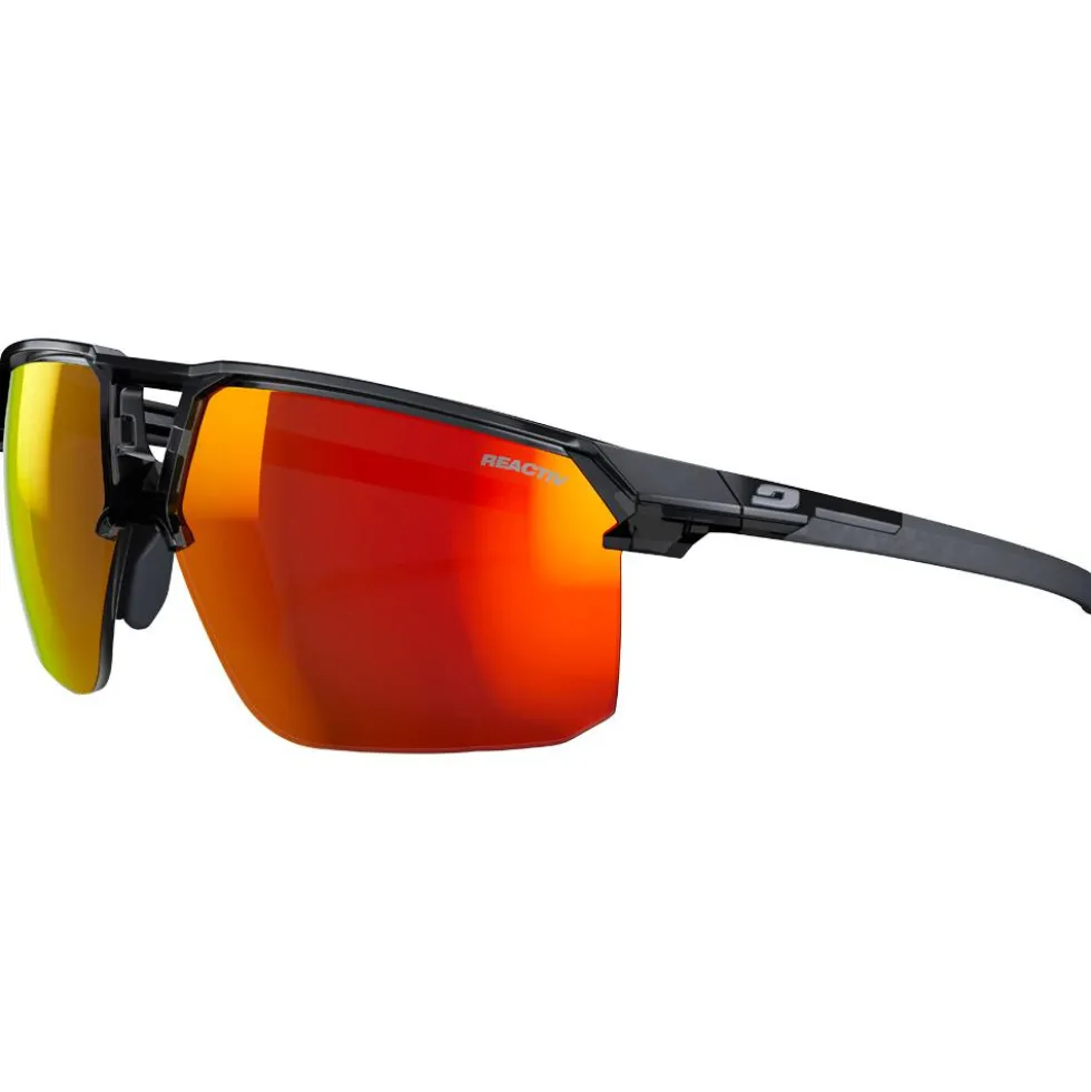 Occhiali da sole Julbo Liry Brillant Noir Gris Foncé Translucide Brillant Reactiv 1-3 Light Amplifier