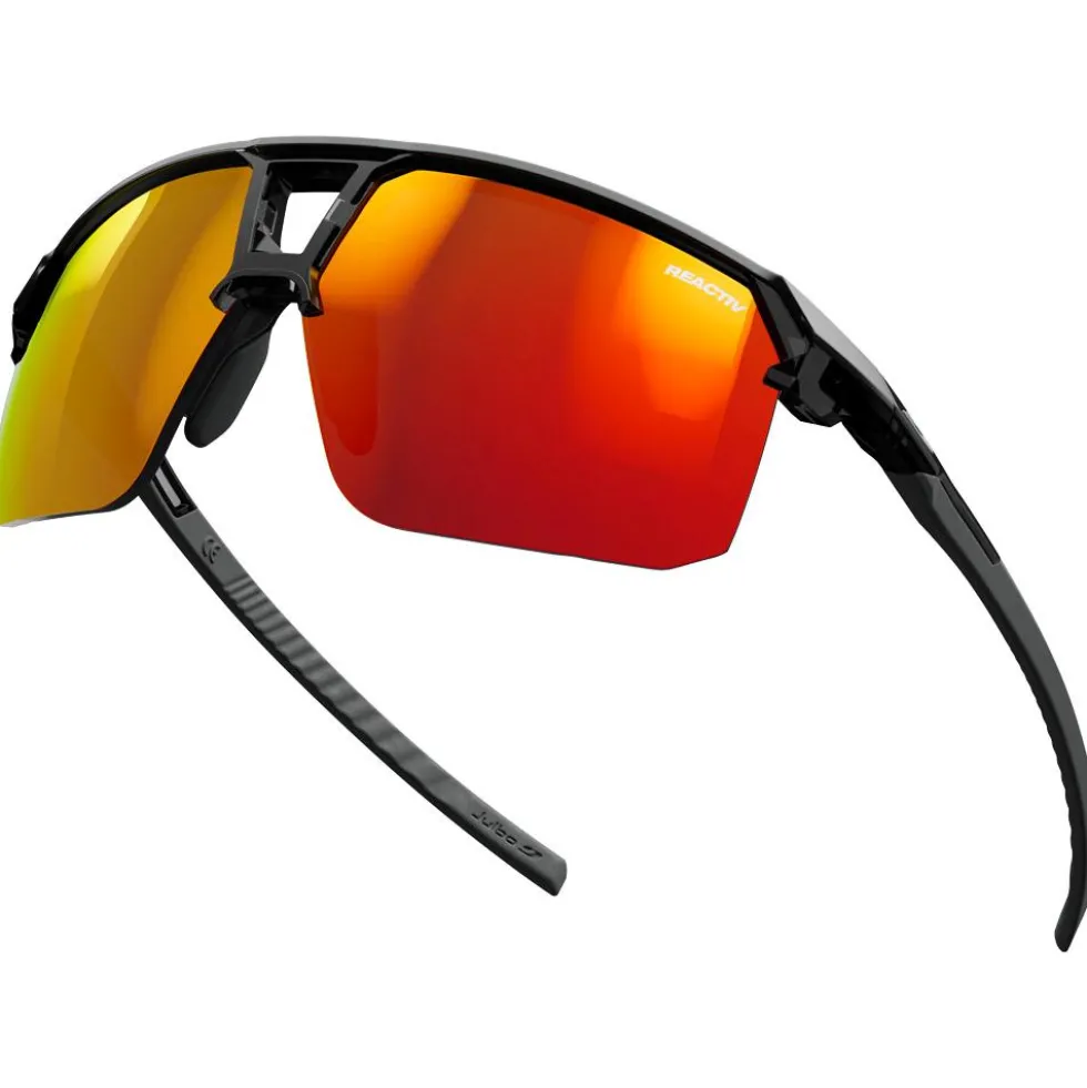 Occhiali da sole Julbo Liry Brillant Noir Gris Foncé Translucide Brillant Reactiv 1-3 Light Amplifier