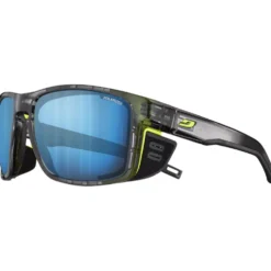 Occhiali da sole Julbo Shield M Noir Translucide Brillant Jaune Spectron Hd 4 Polarized
