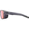 Occhiali da sole Julbo Shield M Mat Gris Translucide Rose Spectron 3