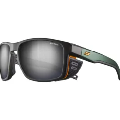 Occhiali da sole Julbo Shield Translucide Mat Vert Foncé Orange Spectron 4