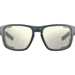 Occhiali da sole Julbo Shield M Translucide Mat Noir Bleu Reactiv High Contrast 0-4