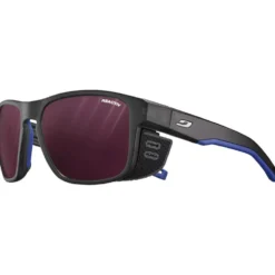 Occhiali da sole Julbo Shield M Translucide Mat Noir Bleu Reactiv High Contrast 0-4