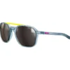 Occhiali da sole Julbo Slack Cover Translucide Brillant Bleu Rose Fluo Spectron 4