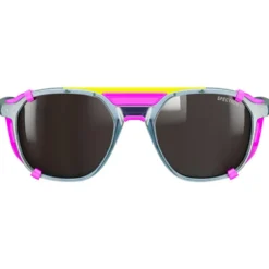 Occhiali da sole Julbo Slack Cover Translucide Brillant Bleu Rose Fluo Spectron 4
