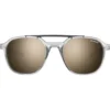 Occhiali da sole Julbo Slack Translucide Brillant Gris Bleu Mat Spectron 3 Polarized
