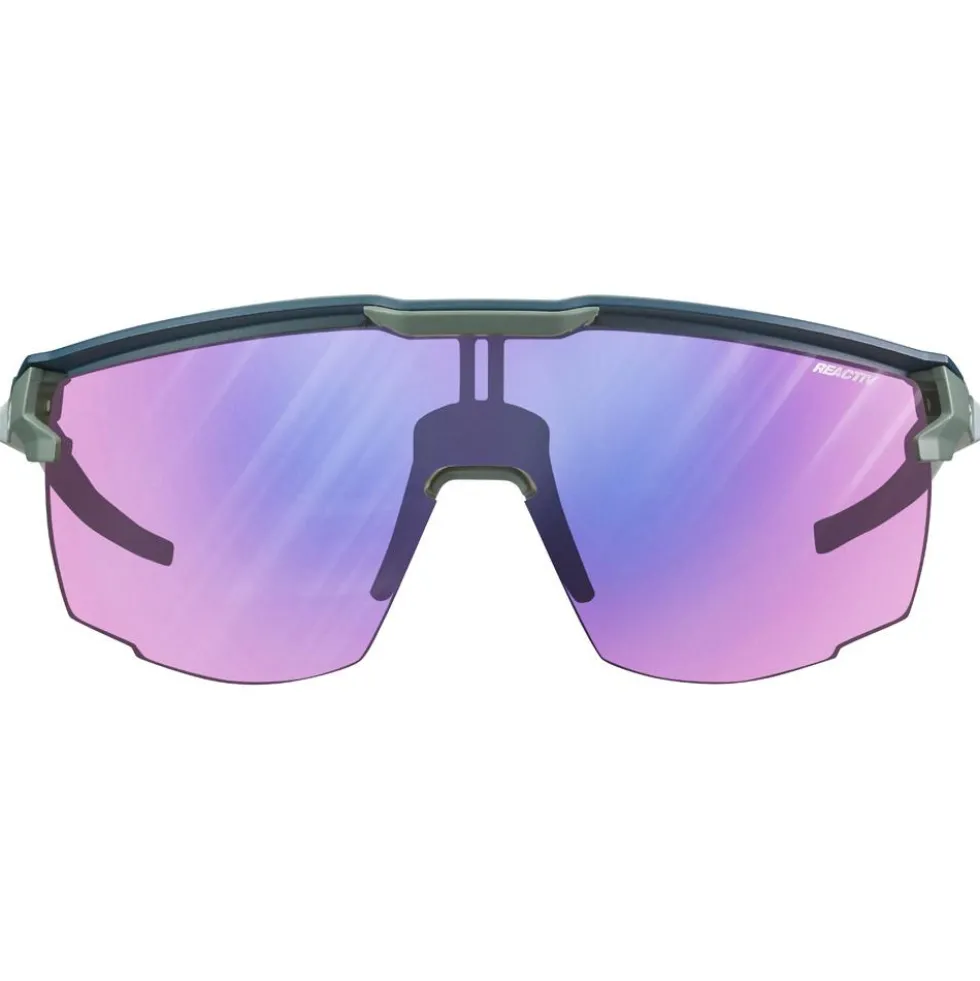 Occhiali da sole Julbo Ultimate Bleu Vert Reactiv 1-3 High Contrast