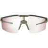 Occhiali da sole Julbo Ultimate Mat Gris Foncé Vert Army Reactiv 0-3 High Contrast