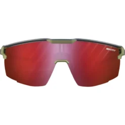 Occhiali da sole Julbo Ultimate Mat Gris Foncé Vert Army Reactiv 0-3 High Contrast