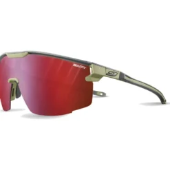 Occhiali da sole Julbo Ultimate Mat Gris Foncé Vert Army Reactiv 0-3 High Contrast