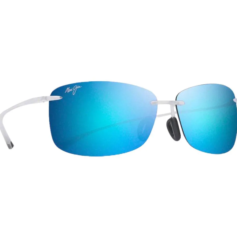 Occhiali da sole Maui Jim Akau Crystal Matte Mauipure Lt Blue Hawai