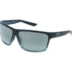 Occhiali da sole Maui Jim Alenuihaha Grey Black Stripe Gris Neutre Mineral Superthin