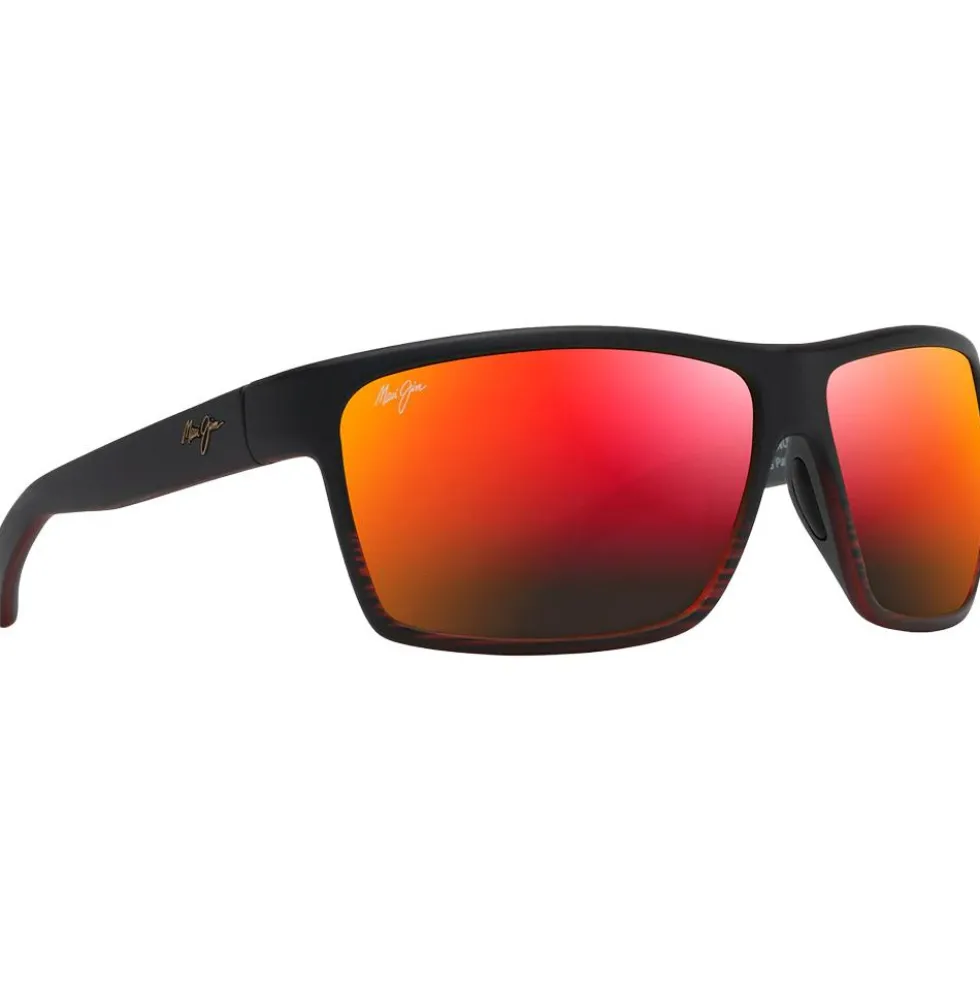 Occhiali da sole Maui Jim Alenuihaha Bordeaux Hawaii Lava Minéral SuperThin