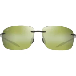 Occhiali da sole Maui Jim Breakwall Shiny Trans Khaki Green Maui Ht MauiPure