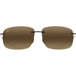 Occhiali da sole Maui Jim Breakwall Noir Brillant Bronze