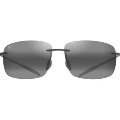 Occhiali da sole Maui Jim Breakwall Shiny Transparent Light Grey Neutral Grey MauiPure