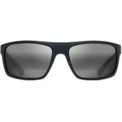 Occhiali da sole Maui Jim Byron Bay Black Matte Rubber Grey