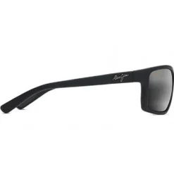Occhiali da sole Maui Jim Byron Bay Black Matte Rubber Grey