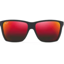 Occhiali da sole Maui Jim Cruzem Black Matte Hawaii Lava ST