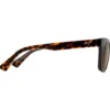 Occhiali da sole Maui Jim Hiwahiwa Shiny Dark Havana Hcl Bronze Mineral Superthin