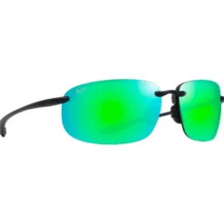Occhiali da sole Maui Jim Ho'okipa Xlarge Gris Mat Translucide MauiGeen MauiPure