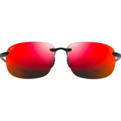 Occhiali da sole Maui Jim Ho'okipa Xlarge Noir Mat Hawaii Lava MauiPure