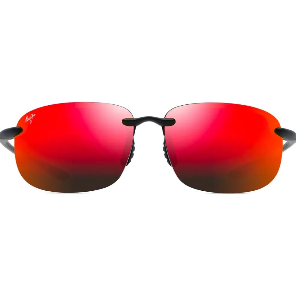 Occhiali da sole Maui Jim Ho'okipa Xlarge Noir Mat Hawaii Lava MauiPure