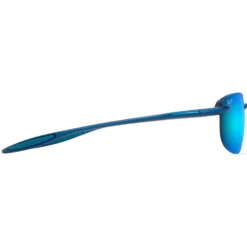 Occhiali da sole Maui Jim Hookipa Ultra Asian Fit Metal Matte Blue Blue Hawaii MauiUltra