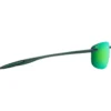 Occhiali da sole Maui Jim Hookipa Ultra Metal Matte Green MauiGreen MauiUltra