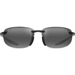Occhiali da sole Maui Jim Hookipa Ultra Asian Fit Matte Black Neutral Grey MauiUltra